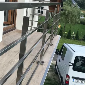 balustrady ze stali nierdzewnej6b